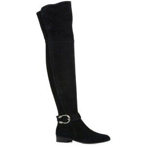 Gucci Dionysus Nero Suede Over-The-Knee Boots